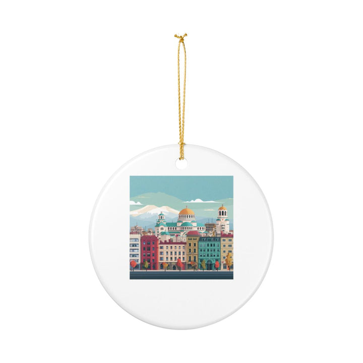 Sofia Bulgaria Ornament: Unique Sofia Souvenir, Sofia Bulgaria Xmas Decor, and Authentic Sofia Gift