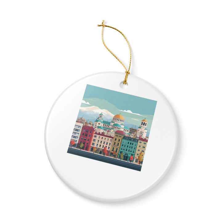 Sofia Bulgaria Ornament: Unique Sofia Souvenir, Sofia Bulgaria Xmas Decor, and Authentic Sofia Gift