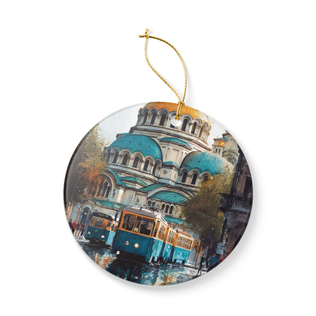 Sofia Bulgaria Ornament: Unique Sofia Souvenir, Sofia Bulgaria Xmas Decor, and Authentic Sofia Gift