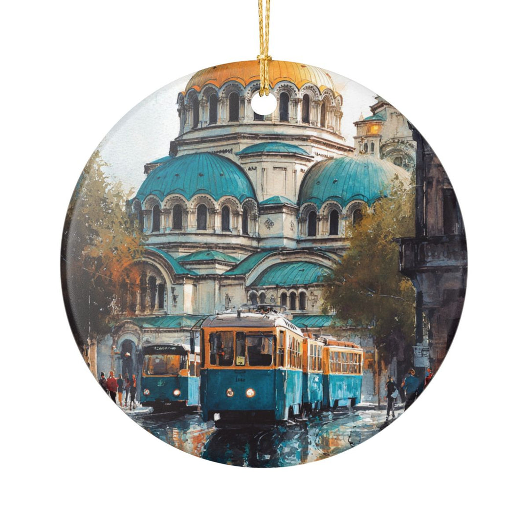 Sofia Bulgaria Ornament: Unique Sofia Souvenir, Sofia Bulgaria Xmas Decor, and Authentic Sofia Gift