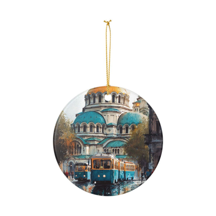 Sofia Bulgaria Ornament: Unique Sofia Souvenir, Sofia Bulgaria Xmas Decor, and Authentic Sofia Gift
