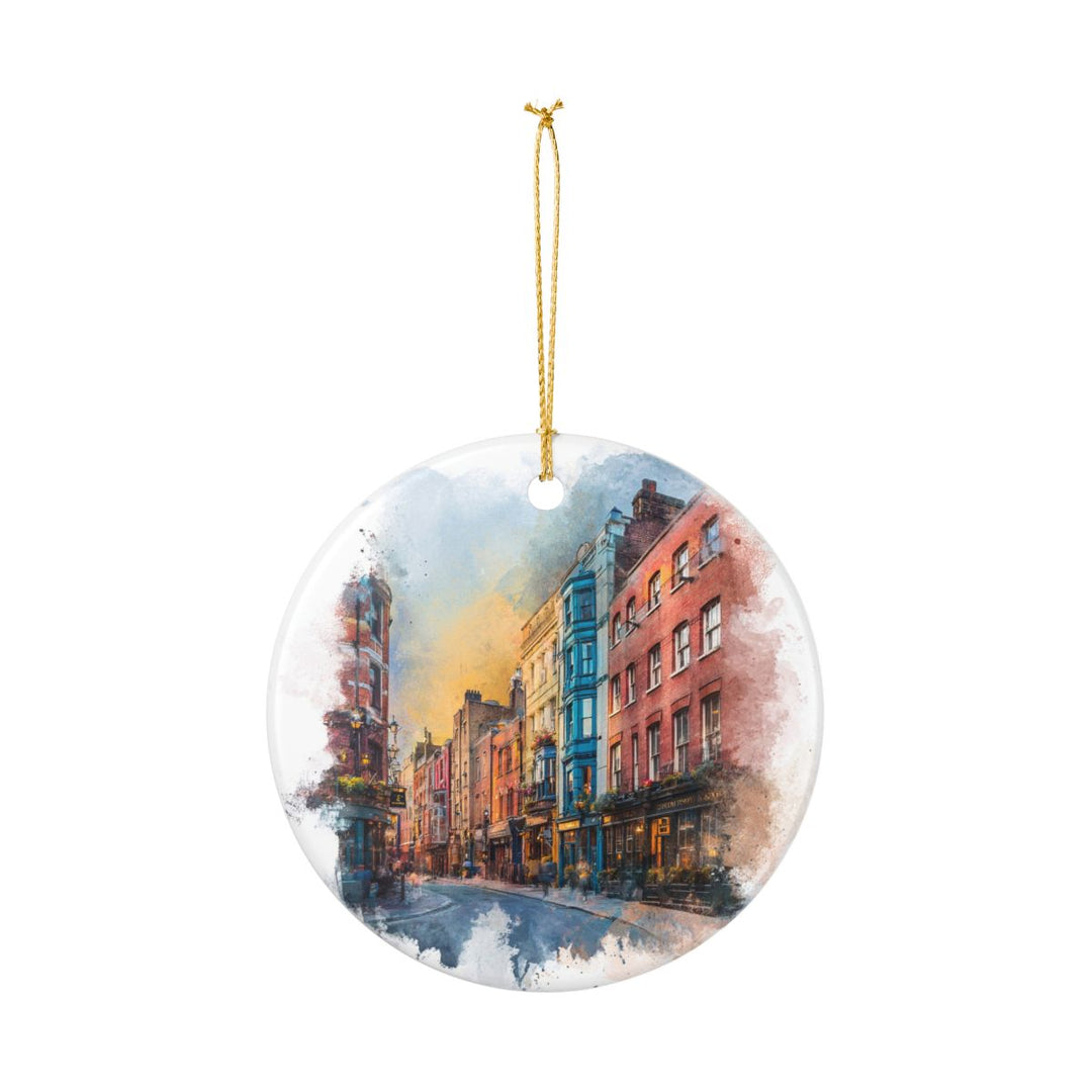 Soho London UK Ornament: Unique Soho London Souvenir, Soho London United Kingdom Xmas Decor, and Authentic Soho London Gift