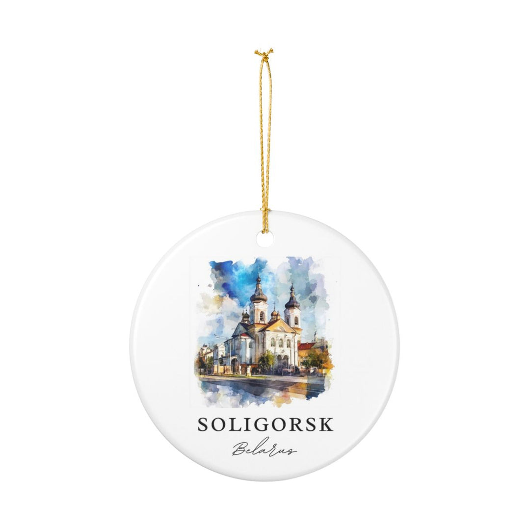 Soligorsk Belarus Ornament: Unique Soligorsk Belarus Souvenir, Soligorsk Belarus Xmas Decor, and Authentic Soligorsk Belarus Gift