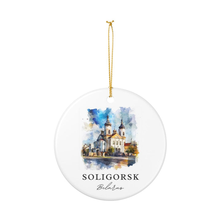 Soligorsk Belarus Ornament: Unique Soligorsk Belarus Souvenir, Soligorsk Belarus Xmas Decor, and Authentic Soligorsk Belarus Gift