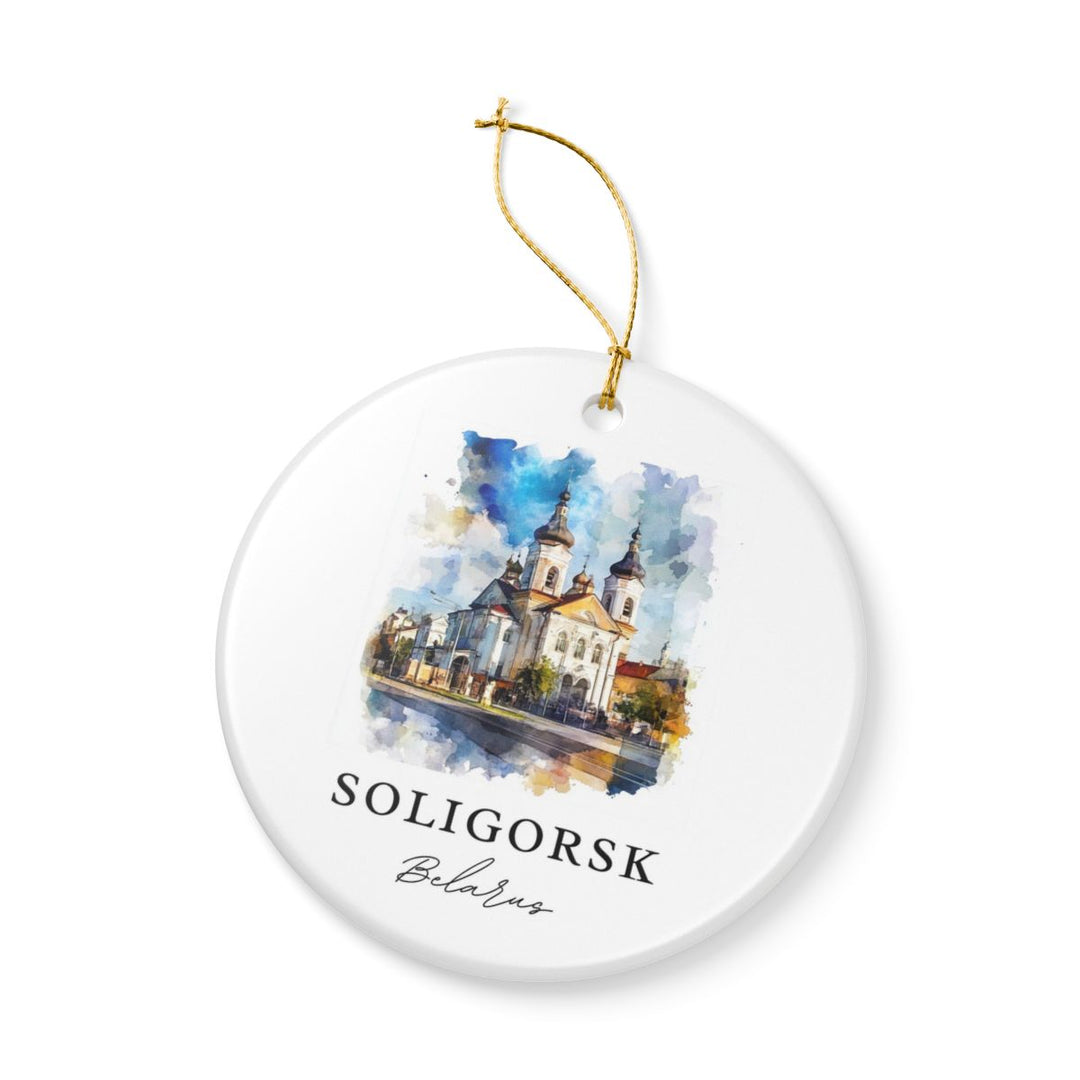 Soligorsk Belarus Ornament: Unique Soligorsk Belarus Souvenir, Soligorsk Belarus Xmas Decor, and Authentic Soligorsk Belarus Gift