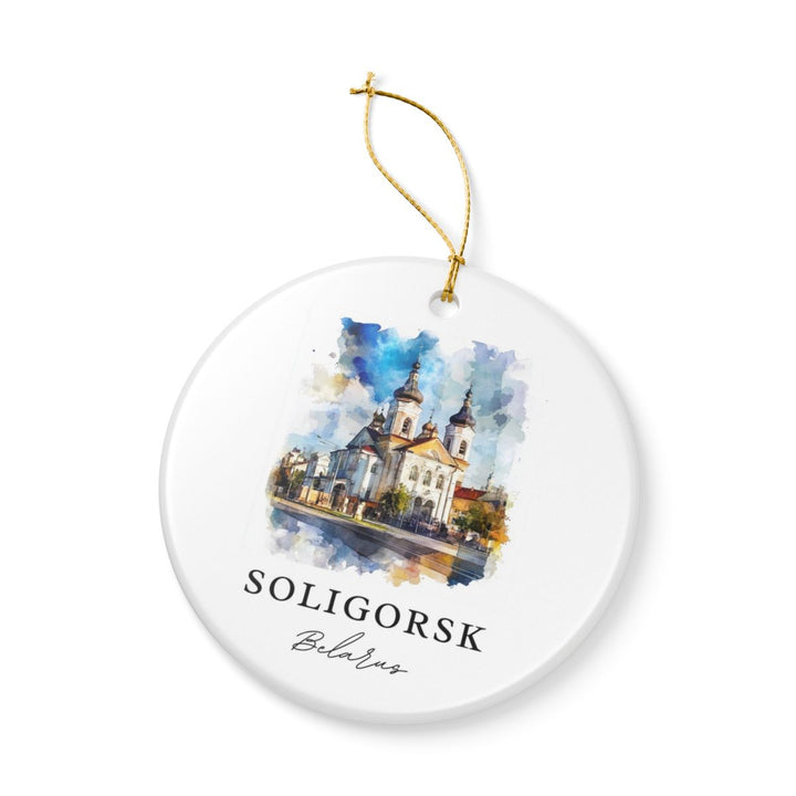 Soligorsk Belarus Ornament: Unique Soligorsk Belarus Souvenir, Soligorsk Belarus Xmas Decor, and Authentic Soligorsk Belarus Gift