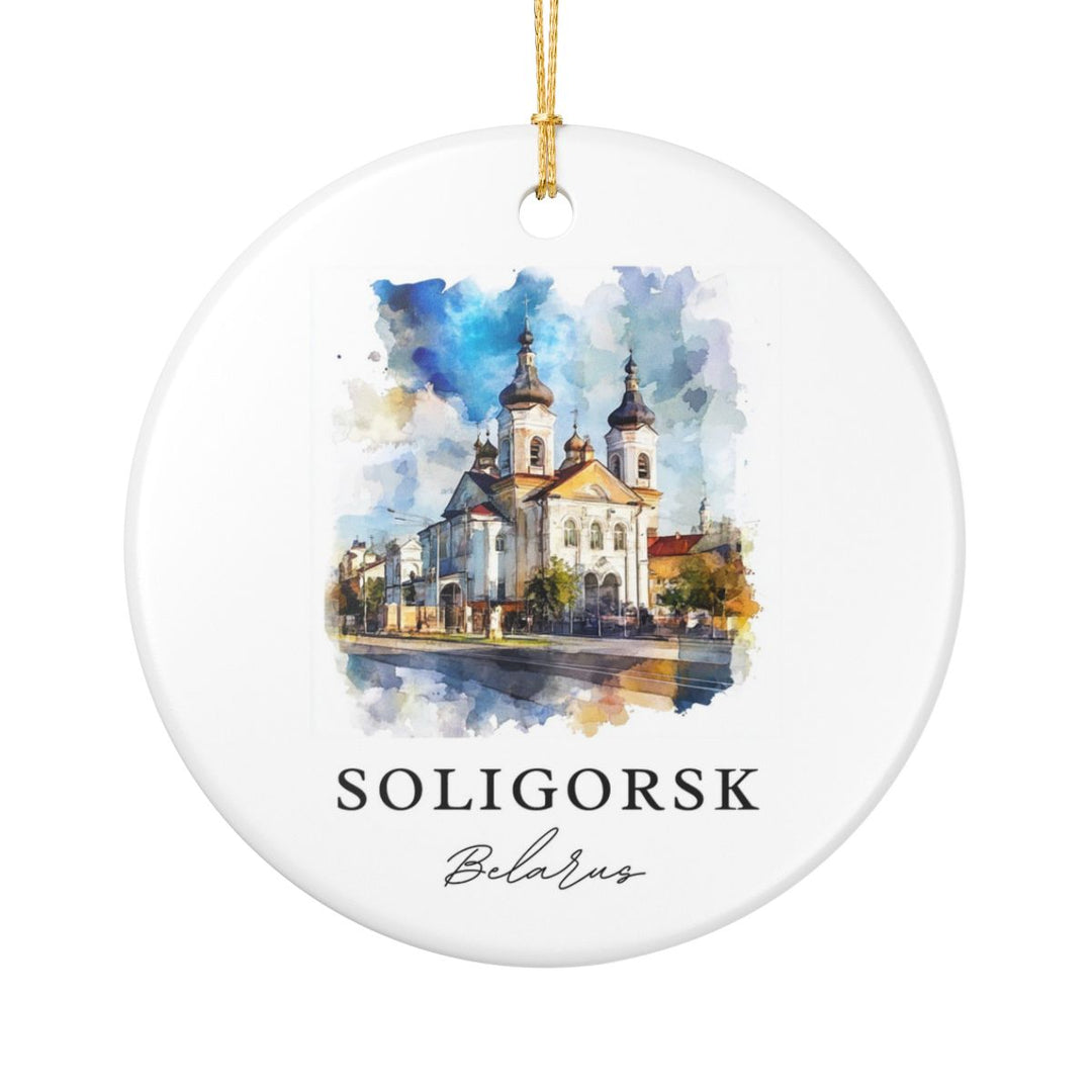 Soligorsk Belarus Ornament: Unique Soligorsk Belarus Souvenir, Soligorsk Belarus Xmas Decor, and Authentic Soligorsk Belarus Gift