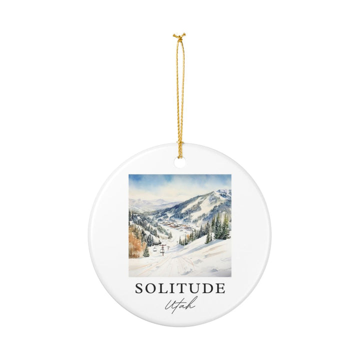 Solitude Utah Ornament: Unique Solitude Souvenir, Solitude Utah Xmas Decor, and Authentic Solitude Gift
