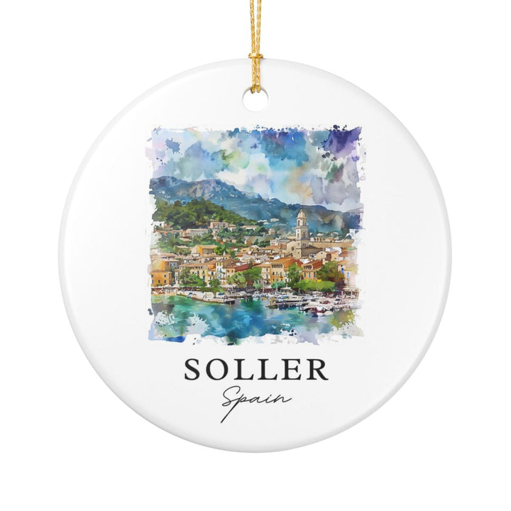 Soller Spain Ornament: Unique Soller Spain Souvenir, Soller Spain Xmas Decor, and Authentic Soller Spain Gift
