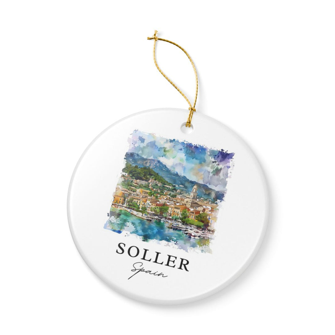 Soller Spain Ornament: Unique Soller Spain Souvenir, Soller Spain Xmas Decor, and Authentic Soller Spain Gift