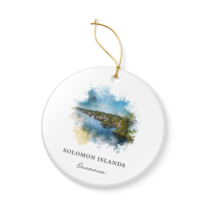 Solomon Islands Solomon Islands Ornament: Unique Solomon Islands Solomon Islands Souvenir, Solomon Islands Solomon Islands Xmas Decor