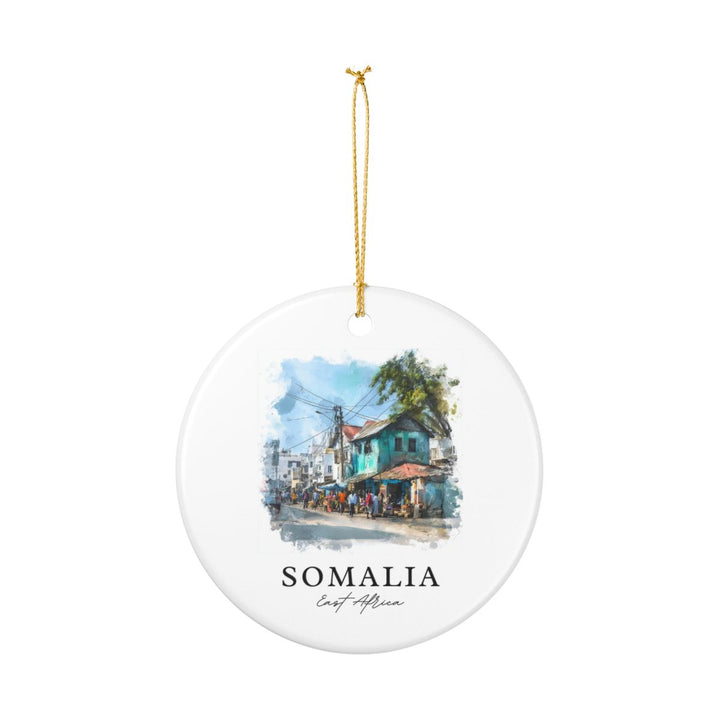 Somalia Ornament: Unique Somalia Souvenir, Somalia Xmas Decor, and Authentic Somalia Gift