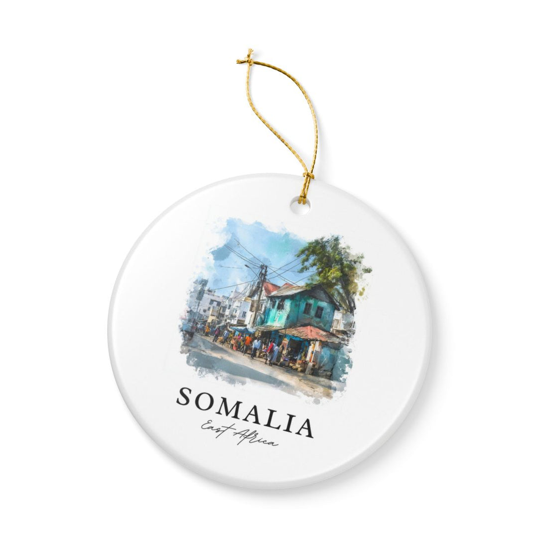 Somalia Ornament: Unique Somalia Souvenir, Somalia Xmas Decor, and Authentic Somalia Gift