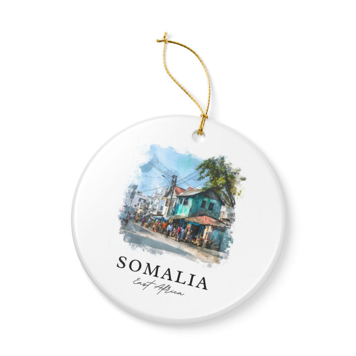 Somalia Ornament: Unique Somalia Souvenir, Somalia Xmas Decor, and Authentic Somalia Gift