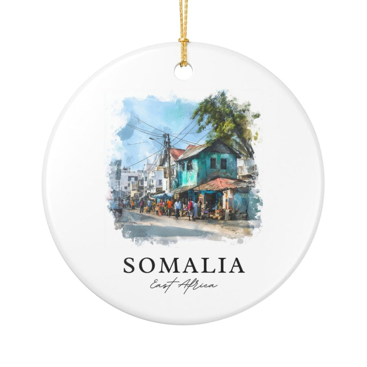 Somalia Ornament: Unique Somalia Souvenir, Somalia Xmas Decor, and Authentic Somalia Gift