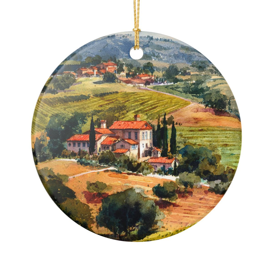 Sonoma California Ornament: Unique Sonoma Souvenir, Sonoma California Xmas Decor, and Authentic Sonoma Gift