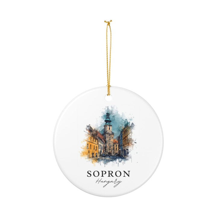 Sopron Hungary Ornament: Unique Sopron Hungary Souvenir, Sopron Hungary Xmas Decor, and Authentic Sopron Hungary Gift