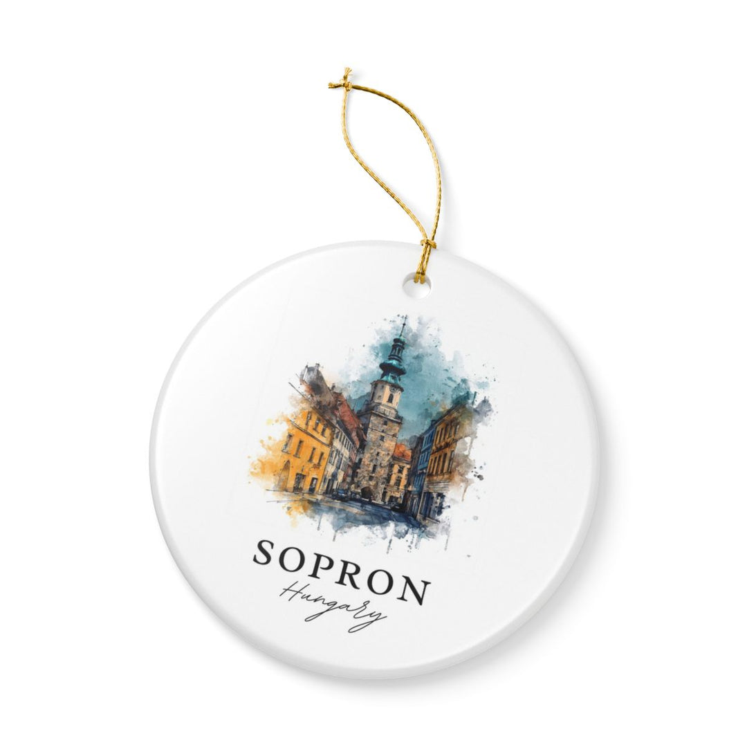 Sopron Hungary Ornament: Unique Sopron Hungary Souvenir, Sopron Hungary Xmas Decor, and Authentic Sopron Hungary Gift