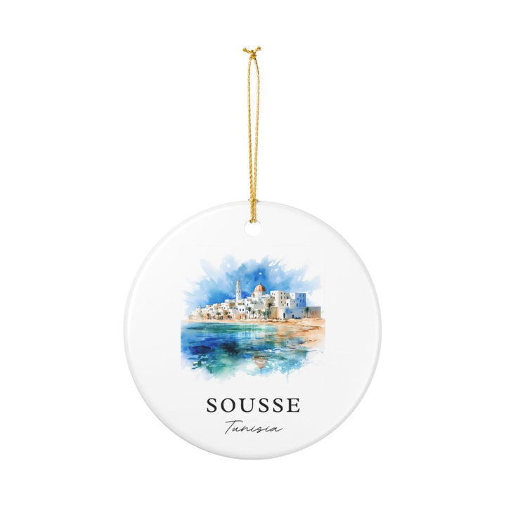 Sousse Tunisia Ornament: Unique Sousse Tunisia Souvenir, Sousse Tunisia Xmas Decor, and Authentic Sousse Tunisia Gift