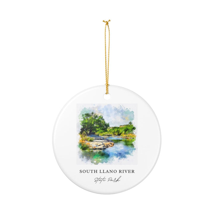 South Llano River State Park Texas Ornament: Unique South Llano River State Park Souvenir, South Llano River State Park Texas Xmas Decor