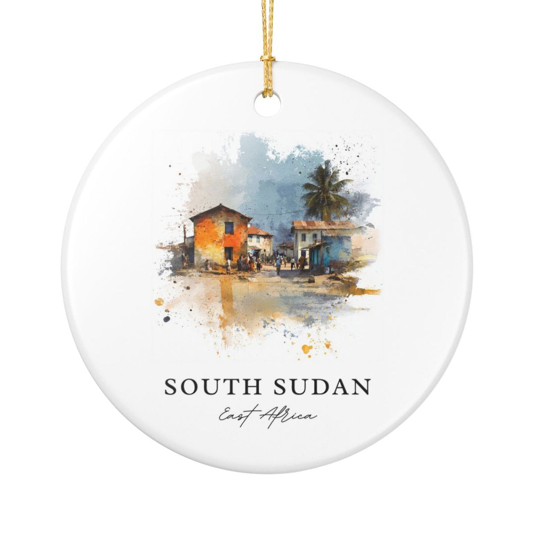 South Sudan South Sudan Ornament: Unique South Sudan South Sudan Souvenir, South Sudan South Sudan Xmas Decor