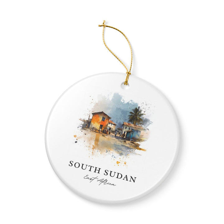South Sudan South Sudan Ornament: Unique South Sudan South Sudan Souvenir, South Sudan South Sudan Xmas Decor