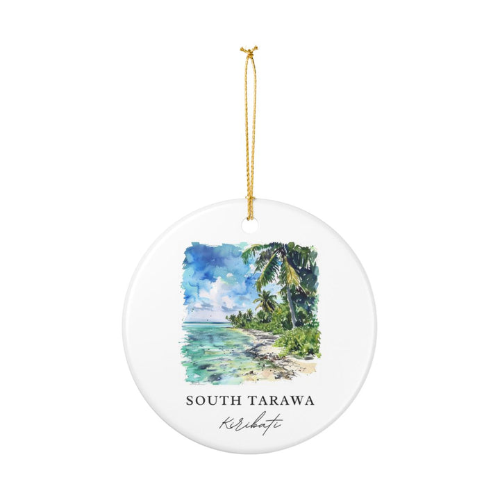 South Tarawa Kiribati Ornament: Unique South Tarawa Kiribati Souvenir, South Tarawa Kiribati Xmas Decor, and Authentic South Tarawa Kiribati Gift