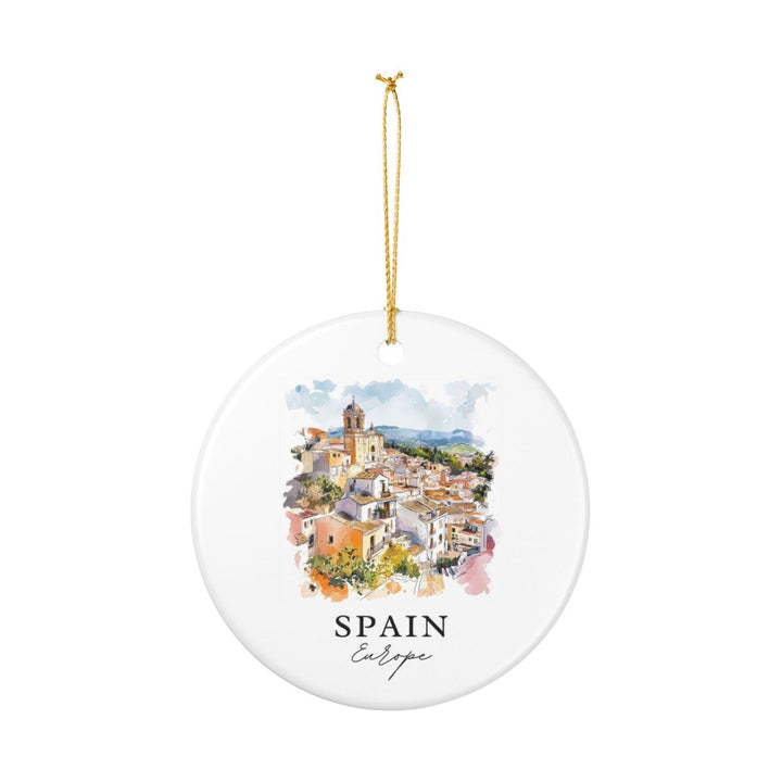 Spain Spain Ornament: Unique Spain Souvenir, Spain Spain Xmas Decor, and Authentic Spain Gift