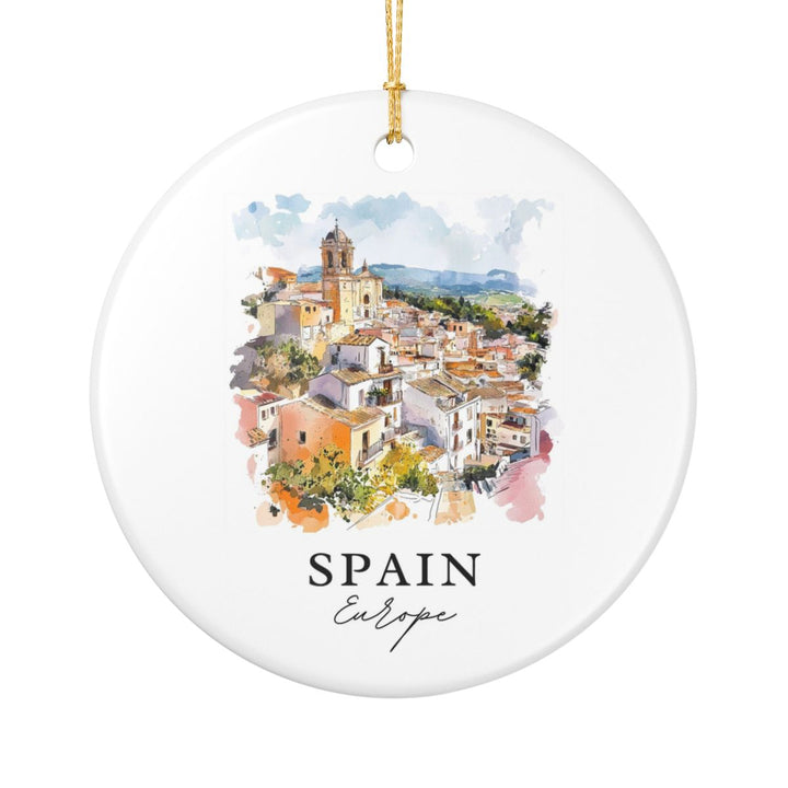Spain Spain Ornament: Unique Spain Souvenir, Spain Spain Xmas Decor, and Authentic Spain Gift