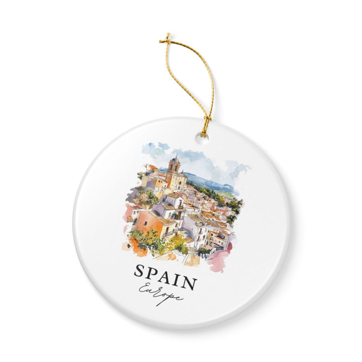 Spain Spain Ornament: Unique Spain Souvenir, Spain Spain Xmas Decor, and Authentic Spain Gift