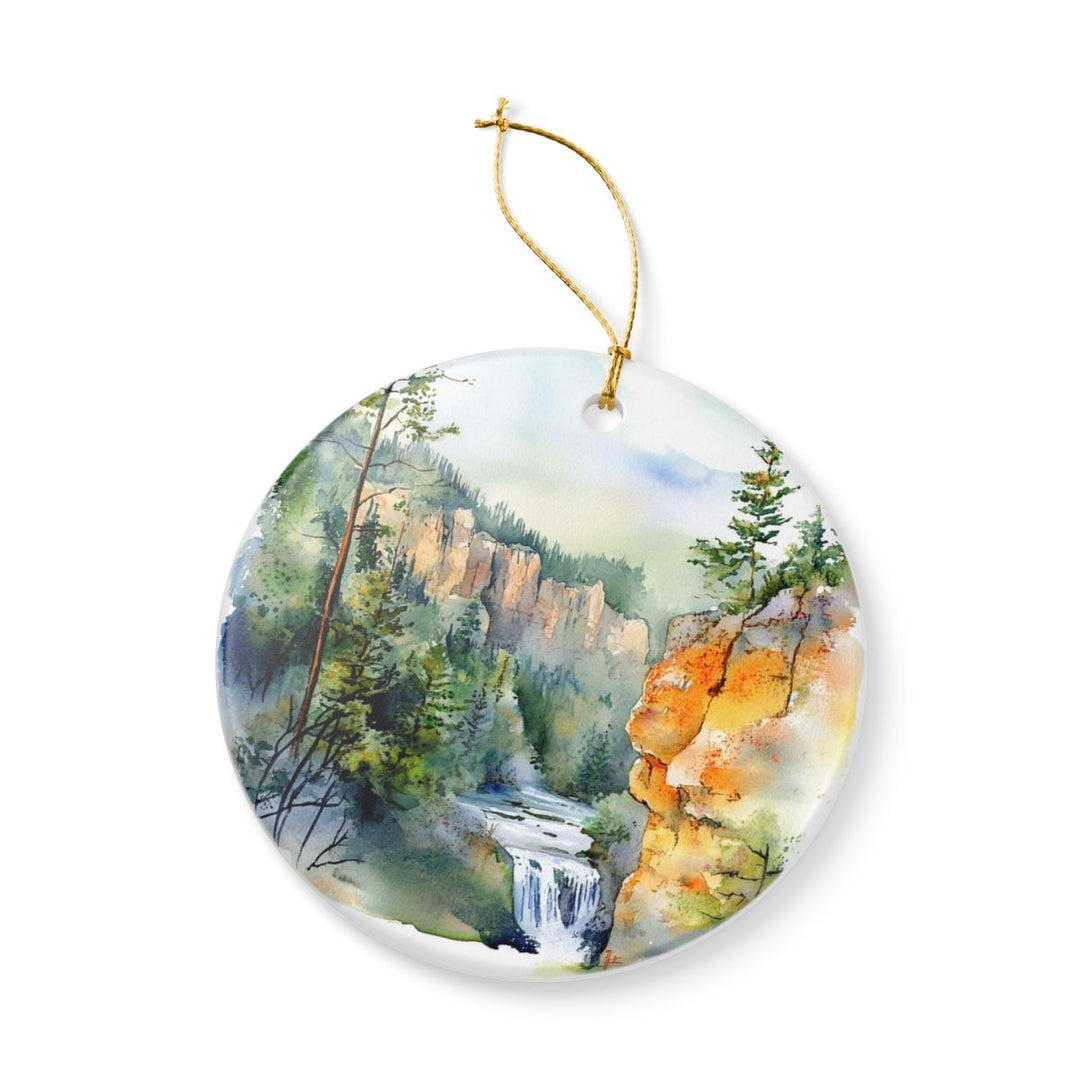Spearfish Canyon South Dakota Ornament: Unique Spearfish Canyon Souvenir, Spearfish Canyon South Dakota Xmas Decor, and Authentic Spearfish Canyon Gift