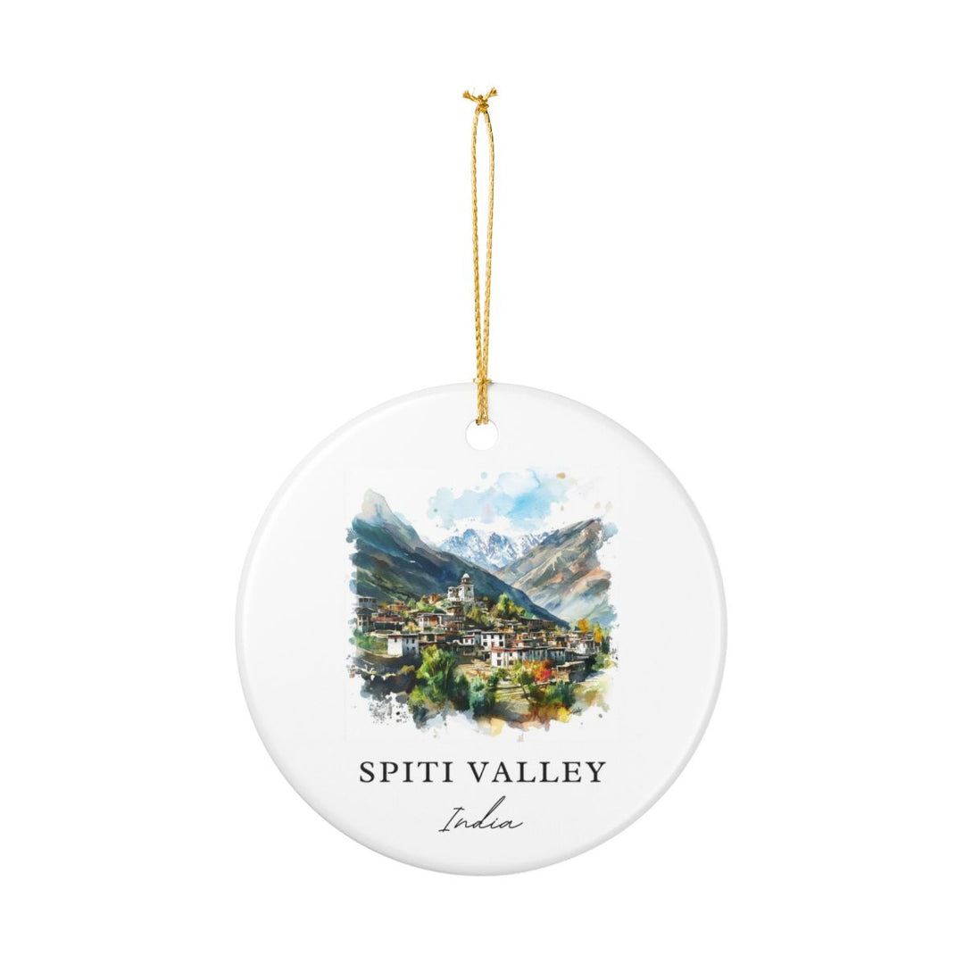 Spiti Valley India Ornament: Unique Spiti Valley Souvenir, Spiti Valley India Xmas Decor, and Authentic Spiti Valley Gift
