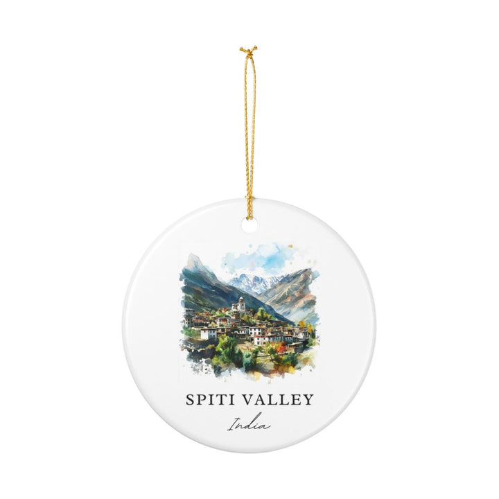 Spiti Valley India Ornament: Unique Spiti Valley Souvenir, Spiti Valley India Xmas Decor, and Authentic Spiti Valley Gift