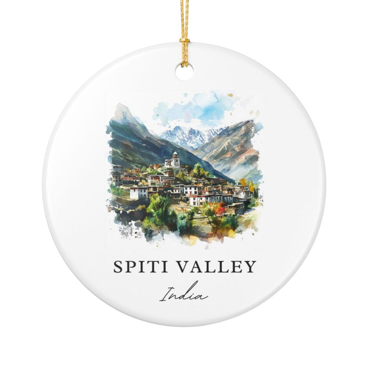 Spiti Valley India Ornament: Unique Spiti Valley Souvenir, Spiti Valley India Xmas Decor, and Authentic Spiti Valley Gift