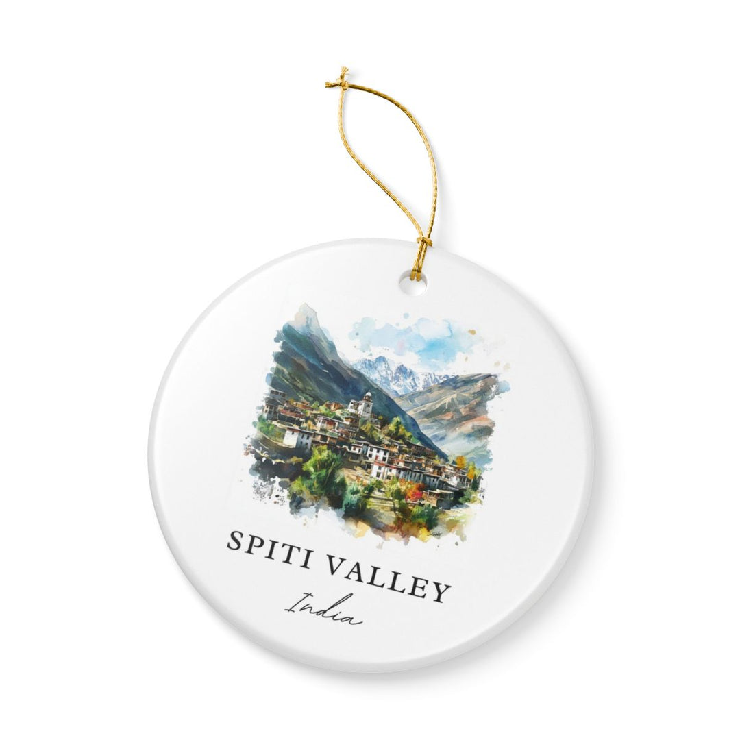Spiti Valley India Ornament: Unique Spiti Valley Souvenir, Spiti Valley India Xmas Decor, and Authentic Spiti Valley Gift