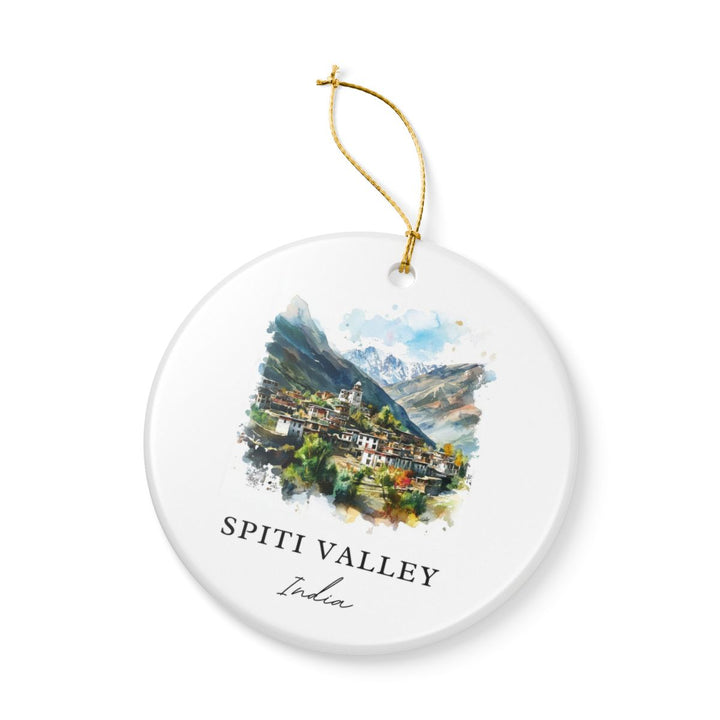 Spiti Valley India Ornament: Unique Spiti Valley Souvenir, Spiti Valley India Xmas Decor, and Authentic Spiti Valley Gift