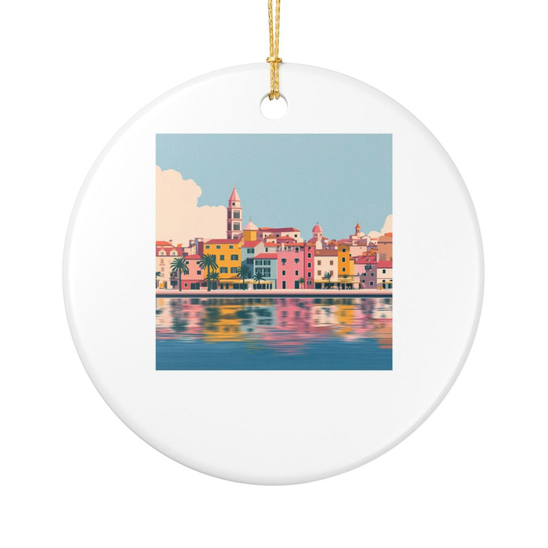 Split Croatia Ornament: Unique Split Souvenir, Split Croatia Xmas Decor, and Authentic Split Gift