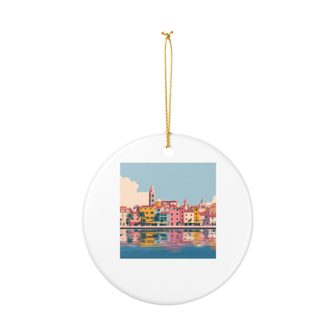Split Croatia Ornament: Unique Split Souvenir, Split Croatia Xmas Decor, and Authentic Split Gift