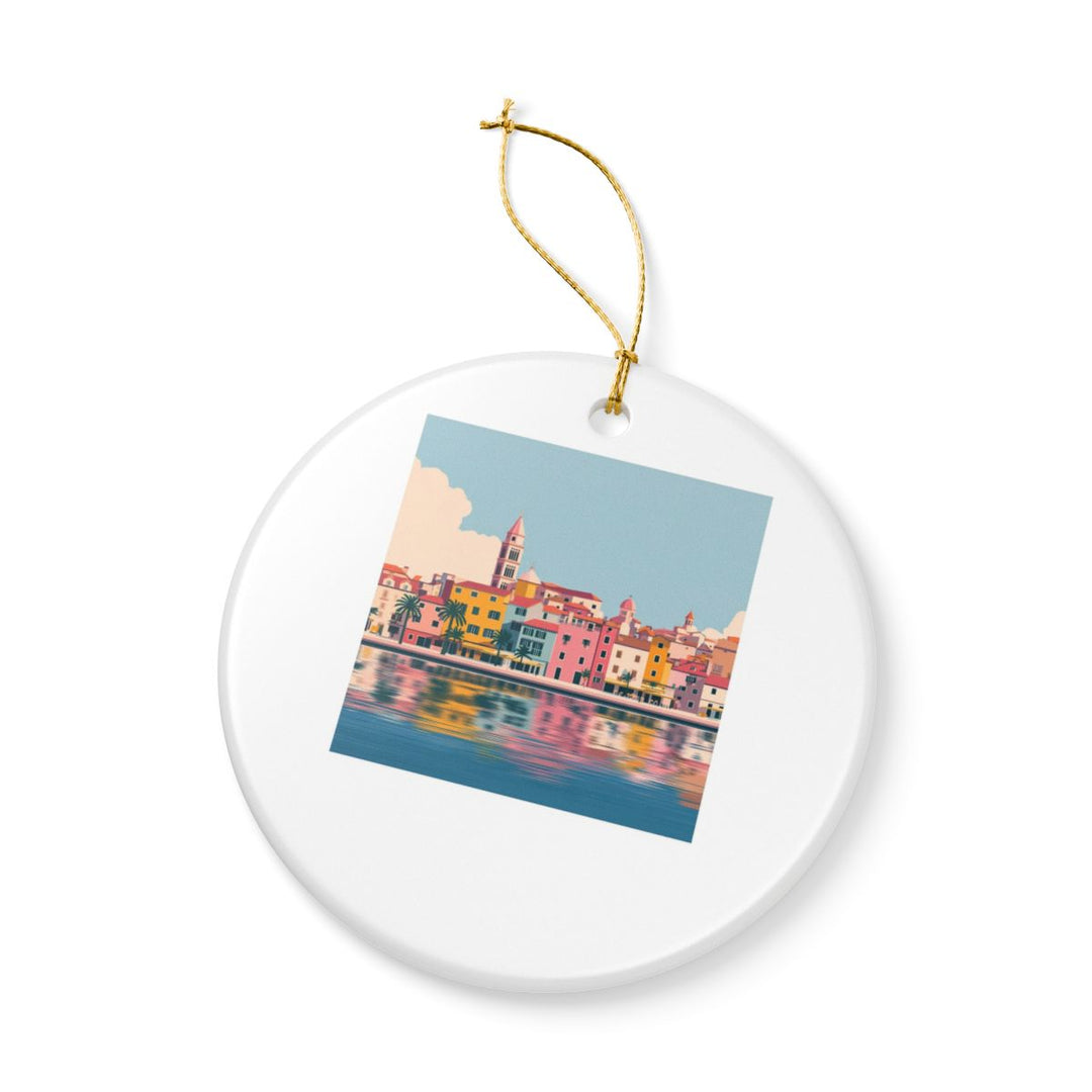 Split Croatia Ornament: Unique Split Souvenir, Split Croatia Xmas Decor, and Authentic Split Gift