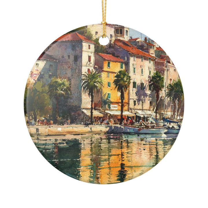 Split Croatia Ornament: Unique Split Souvenir, Split Croatia Xmas Decor, and Authentic Split Gift