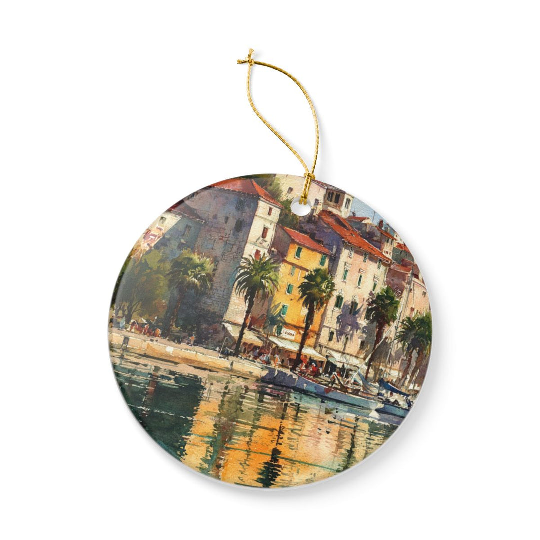 Split Croatia Ornament: Unique Split Souvenir, Split Croatia Xmas Decor, and Authentic Split Gift