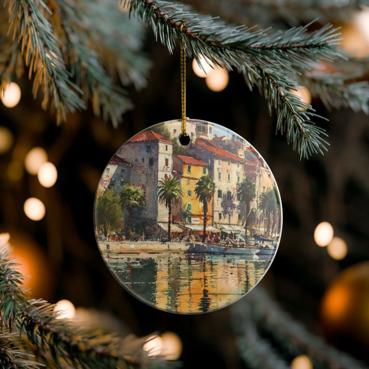 Split Croatia Ornament: Unique Split Souvenir, Split Croatia Xmas Decor, and Authentic Split Gift