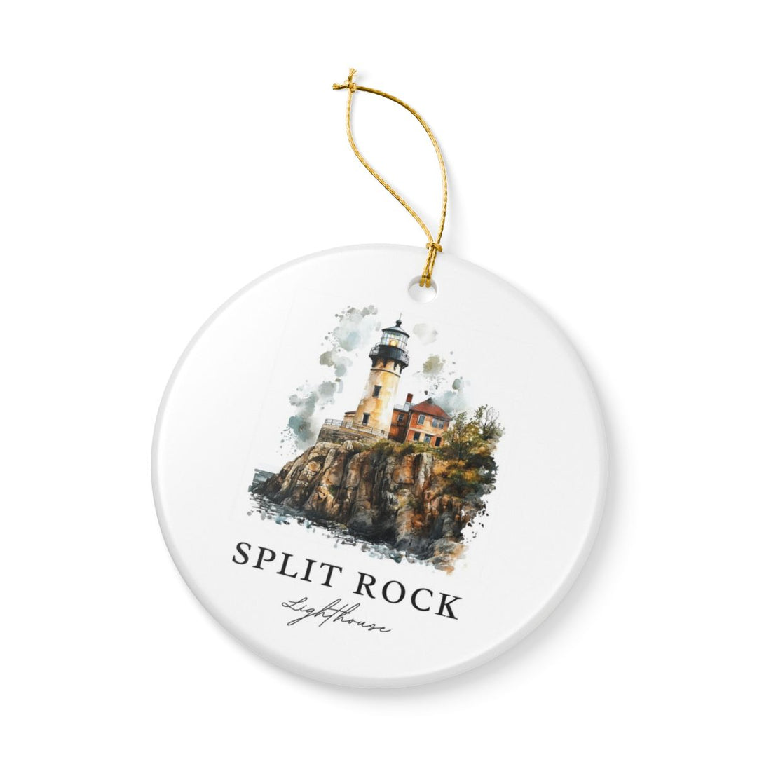 Split Rock Lighthouse Minnesota USA Ornament: Unique Split Rock Lighthouse Souvenir, Split Rock Lighthouse Minnesota Xmas Decor