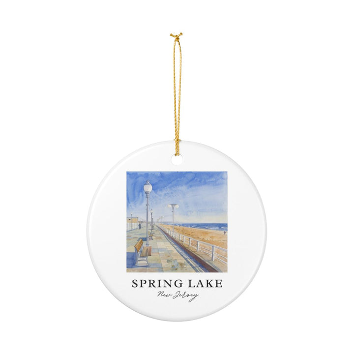 Spring Lake NJ New Jersey Ornament: Unique Spring Lake NJ Souvenir, Spring Lake NJ New Jersey Xmas Decor, and Authentic Spring Lake NJ Gift