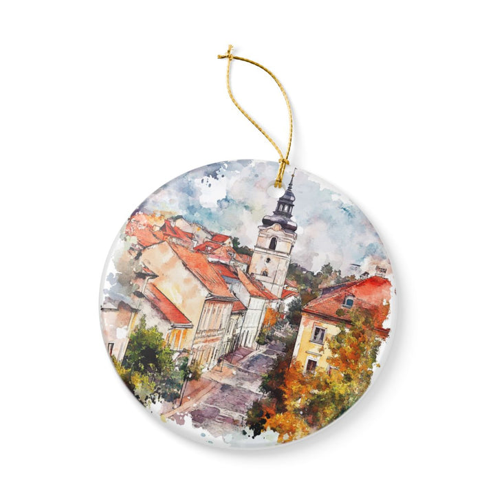 Sremski Karlovci Serbia Ornament: Unique Sremski Karlovci Souvenir, Sremski Karlovci Serbia Xmas Decor, and Authentic Sremski Karlovci Gift