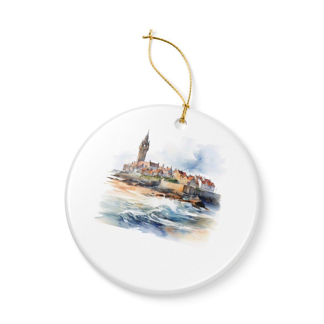 St Andrews Scotland Ornament: Unique St Andrews Souvenir, St Andrews Scotland Xmas Decor, and Authentic St Andrews Gift