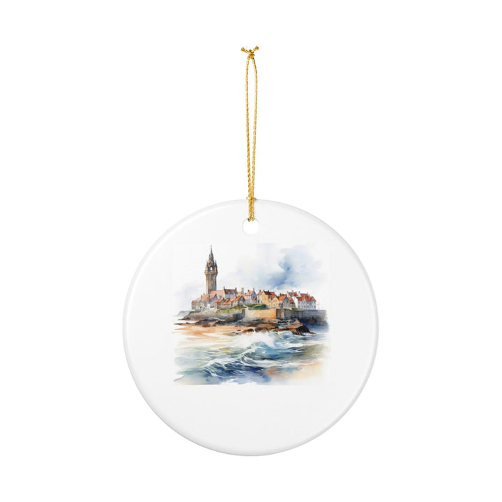 St Andrews Scotland Ornament: Unique St Andrews Souvenir, St Andrews Scotland Xmas Decor, and Authentic St Andrews Gift