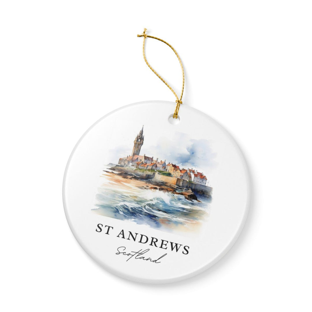 St Andrews Scotland Ornament: Unique St Andrews Souvenir, St Andrews Scotland Xmas Decor, and Authentic St Andrews Gift