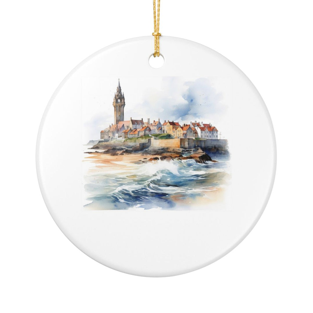 St Andrews Scotland Ornament: Unique St Andrews Souvenir, St Andrews Scotland Xmas Decor, and Authentic St Andrews Gift