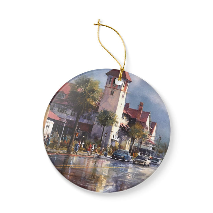 St Augustine Florida USA Ornament: Unique St Augustine Souvenir, St Augustine Florida Xmas Decor, and Authentic St Augustine Gift